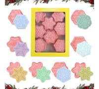 Emporte-pièces 3d en Plastique, Dwafill 3d Emporte Piece Patisserie Noel, Biscuit de Noel Emporte Piece, Emporte Piece Biscuit Noel, Mini Emporte Piece Noel Fimo, Décoration de Gâteau (X)