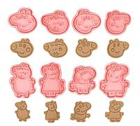 Emporte Pièces, 8 Pièces 3D Emporte Piece Patisserie, 3D Moule Biscuit Plastique, Decoupoir Patisserie, Moule Animaux Cookie, Emporte Pièce Enfants, pour Décoration de Fondant Biscuit Cookie(G)