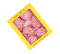 Emporte-pièces à Biscuits 3d Nouvel An, Lot de Set, Pp Rose