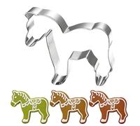 Emporte-Pièces à Biscuits | Acier Inoxydable Formes De Cheval 2026-2026 Année Du Cheval Moules À Pâtisserie | Pour Pâtisserie Dessert Fondant Gâteau Chocolat Cuisine Maison Boulangerie Restaurant Fa