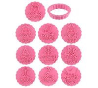Emporte-pièces à biscuits de Noël 10 pièces ustensiles de découpe pour | Emporte-pièce 3D Bonshommes en d'Épices Santa Claus Renne Fondant Noël Pour Fêtes d'Hiver Goûter