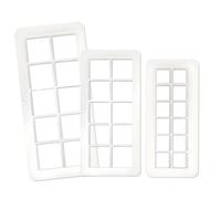Emporte-pièces carrés pour fondant, biscuit, pâtisserie, ensemble d'emporte-pièces carrés pour gâteaux et pâtisseries