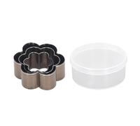 Emporte - pièces Cuir Fleur 3 pcs 30/40 / 50 mm en Acier Alliage - Découpes Nettes et Précises, Résistant et Polyvalent pour Loisirs Créatifs et Cuir