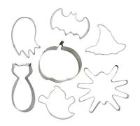 Emporte-pièces de Noël | Mini ensemble de moules à découper mignons pour Noël d'Halloween,s drôles Fondant Moules de cuisson Cake Topper Outils de décoration pour les faveurs de fête