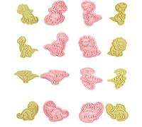 Emporte-pièces Dinosaure Style 8, Emporte-pièces 3D Cartoon, Emporte-pièces fondant Baby Dinosaure, Moules à pâtisserie, Cuisson de gâteaux, Outils de décoration dinosaures, Accessoires de fête à thèm