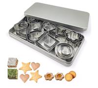 Emporte-pièces En Acier Inoxydable 30 Pièces Pour Décoration De Gâteau Fondant Pâtes À Sucre Gâteaux Biscuit