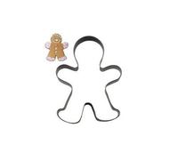 Emporte pieces en forme de bonhomme pour pain d'epices 13 c m inox - stadter