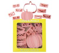 Emporte-pièces en forme de d'Halloween - 10 moules à fondant fantôme de dessin animé | Emporte-pièces estampillés pour pâtisserie, décoration de gâteau, bonbons doux et chocolat
