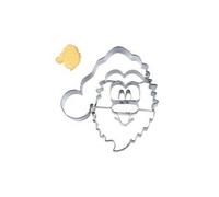 Staedter Nicolas Visage Emporte-pièce en Forme, Argent, 9 cm