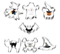 Emporte-pièces Halloween - Moule à biscuits Halloween |. Emporte-pièces en acier inoxydable pour pommes de terre - Moule à gâteau pour pâtisserie, outils de cuisson pour la décoration de fête au