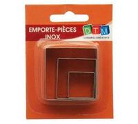Emporte-pièces métal - Carré - 3 pièces - DTM G