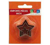 Emporte-Pièces Métal Étoile 3 Pièces