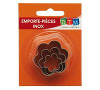 Emporte-Pièces Métal Fleur 3 Pièces