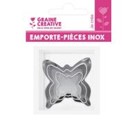 emporte-pièces métal Papillon 3 pièces