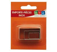 emporte-pièces métal Rectangle 3 pièces