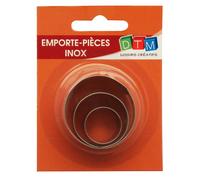 Emporte-Pièces Métal Rond 3 Pièces