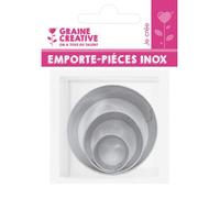 emporte-pièces métal Rond 3 pièces