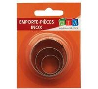 Emporte-pièces métal - Rond - 3 pièces - DTM G