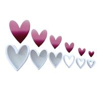 Emporte-pièces pour boucles d'oreilles en argile, outil unique pour bijoux, tampons géométriques, ensemble de moules flexibles pour boucles d'oreilles en argile