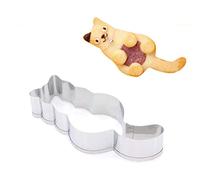 Emporte-pièces pour Chat Cat Sugarcraft en Acier Inoxydable Embosseurs à Fondant Pressoirs à Biscuits Nouveauté Fashion