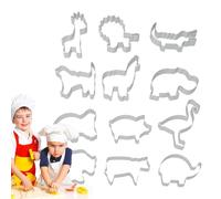 Emporte-Pièces pour Crackers,Kit de Découpe pour Pain en Acier Inoxydable - Accessoires de Cuisson Antiadhésifs pour Desserts, Pâtisseries Douces, Pains, Sandwiches et Chocolat