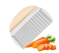 Emporte-pièces pour légumes, emporte-pièces à pommes de terre en acier inoxydable, trancheuse manuelle pour aliments ondulés pour coupes, coupe-papier gaufres pour cuisine, restaurant