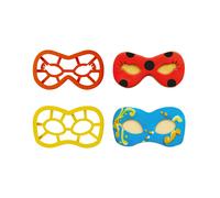 DECORA, 0255136 Kit d'emporte-pièces masques de carnaval, Le kit idéal pour créer des décorations en pâte à sucre ou en pâte à gomme, Fabriqué en Italie, Design original. Ensemble de 2 pièces.