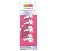 Emporte Pièces Scrapcooking Ejecteurs Blancs Fleurs Pour Pate A