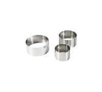 Emportes pieces ronds en inox 3 pieces 517613