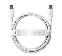 Empower by PanzerGlass Empower by PanzerGlass Câble de recharge Racing USB-C vers USB-C 240 W 2 mètres Silver White Argent