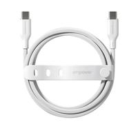 Empower by PanzerGlass Empower by PanzerGlass Câble de recharge Racing USB-C vers USB-C 240 W 2 mètres Silver White Argent