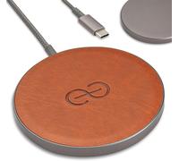 Empower Magnetic Wireless Charger Pad - Compatible Avec Magsafe Pour Iphone 16/15/14/13/12 & Qi-Certified Devices - Premium Vegan Leather [Vert]