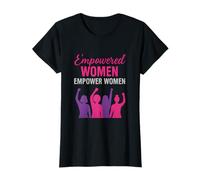 Empowered Women Empower Women Imprimé rose vif violet T-Shirt
