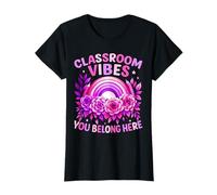 Empowered Women Teach with Love - Citation Arc-en-Ciel pour Salle de Classe T-Shirt