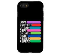 Empowerment Words Motivational Resist Coque pour iPhone SE (2020) / 7 / 8