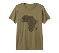 Empreinte ADN Africaine T-Shirt Haut de Gamme