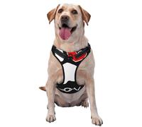 Empreinte de Patte de Chien, Amour de Patte,Harnais pour Animaux de Compagnie, Harnais réfléchissant réglable pour Chien,M