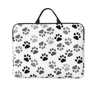 Empreinte de Patte de Chien,Housse pour Ordinateur Portable 14 Pouces, Sacoche pour Ordinateur Portable, Mallette avec poignée