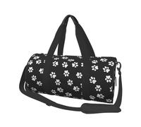 Empreinte de Patte de Chien, Sac de Voyage de Grande capacité, Sac à Main Rond, Sac de Voyage de Sport, fourre-Tout, Sac de Fitness
