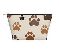 Empreinte de Patte de Chien, Trousse de Toilette Trousse de Maquillage Sac à cosmétiques Trousse de Toilette de Voyage Portable