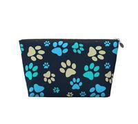 Empreinte de Pied de Chien, Trousse de Toilette Trousse de Maquillage Sac à cosmétiques Trousse de Toilette de Voyage Portable