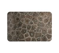 Empreinte De Pierre De Petoskey Tapis De Bain Absorbant Tapis De Douche Antidérapant Paillasson D'Entree pour Salon Baignoire Chambre 40X60Cm