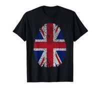 Empreinte Digitale du Drapeau du Royaume-Uni T-Shirt