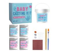 Empreinte ,Ensemble De Plâtre De Main Et D'empreinte De Pied Réaliste,Pour Les Garçons Filles Main Et | Pour Les Parents Familles, Tout-Petits Adultes