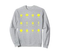 Empreintes d’Animaux Sauvages Traces de Pattes Design Sweatshirt