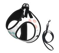 Empreintes de Pattes de Chien,Harnais pour Animaux de Compagnie, Harnais réfléchissant réglable pour Chien,M