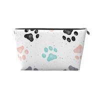 Empreintes de Pattes de Chien, Trousse de Toilette Trousse de Maquillage Sac à cosmétiques Trousse de Toilette de Voyage Portable