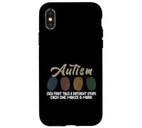 Empreintes digitales autisme, Chaque Impression raconte Une Histoire différente Enfant Coque pour iPhone X/XS