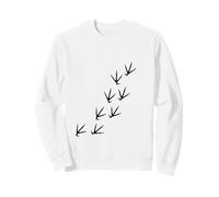 Empreintes d'oiseaux - Motif de Sentier - Faune et Sweatshirt