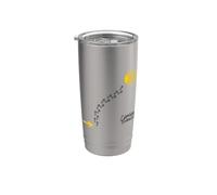 Empreintes du Chemin de Saint-Jacques Route Frances Gobelet isotherme en acier inoxydable double paroi